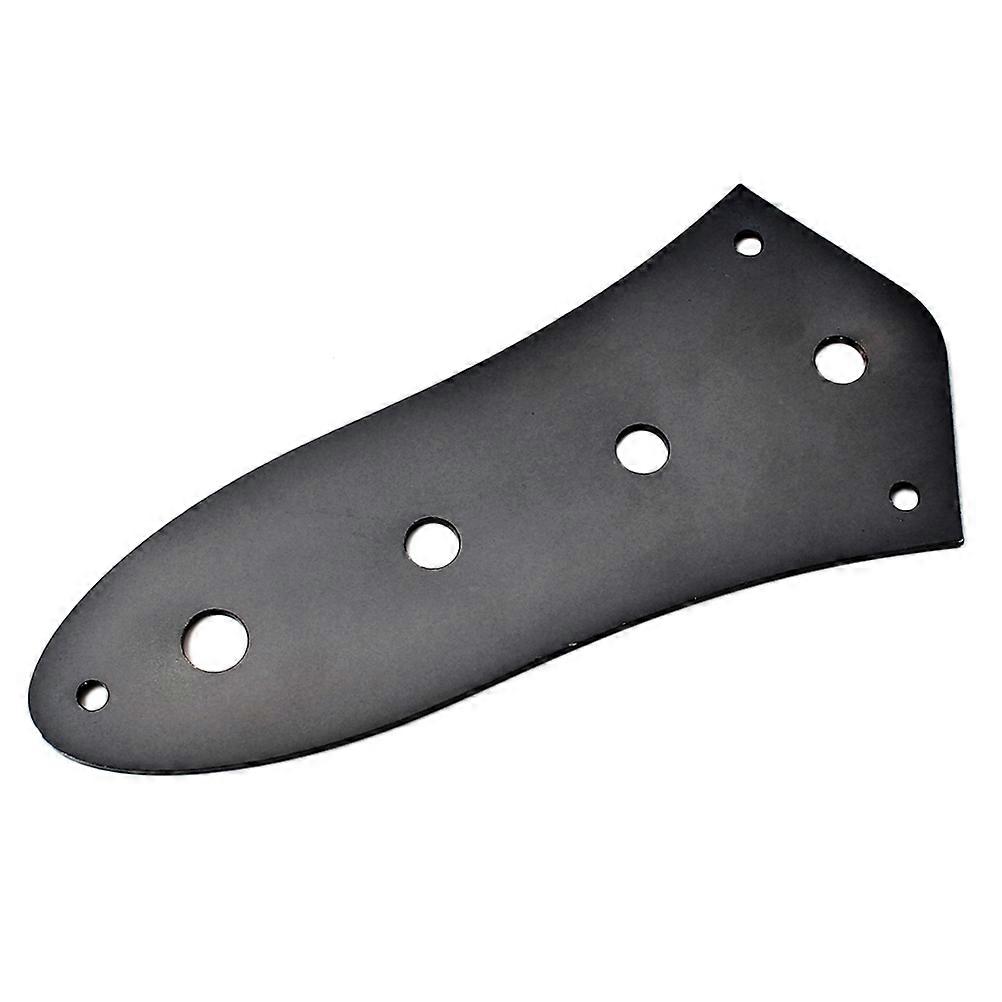 Guitar Plate Vintage Plate for Guitar Black Rectangular Replacement 1Set
