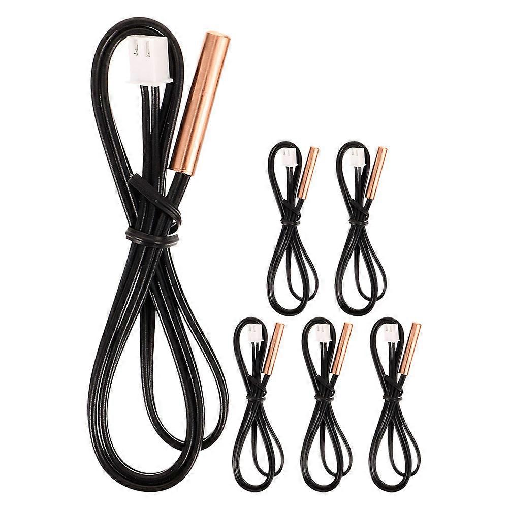 The **6pcs Air Conditioner Temperature Sensor Thermistor Probe with Copper Head** is a set of replacement or upgrade components designed for accurate