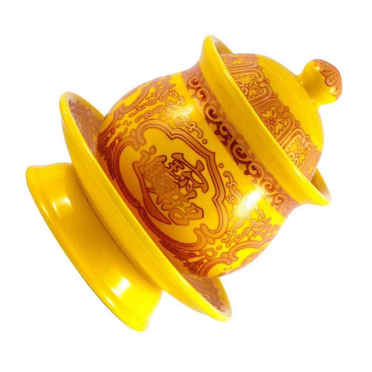 Ceramic Water Cup Offering Cup For Buddha Altar - Lightfast, Ritual Use, Buddha Accessories