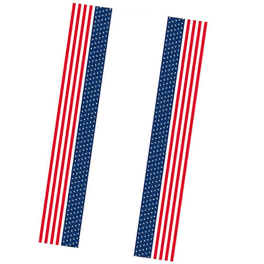 Independence Day Tablecloth Decorative Table Cloth Multi Color 220X130CM Rectangle Shape For Table Decor 1Set