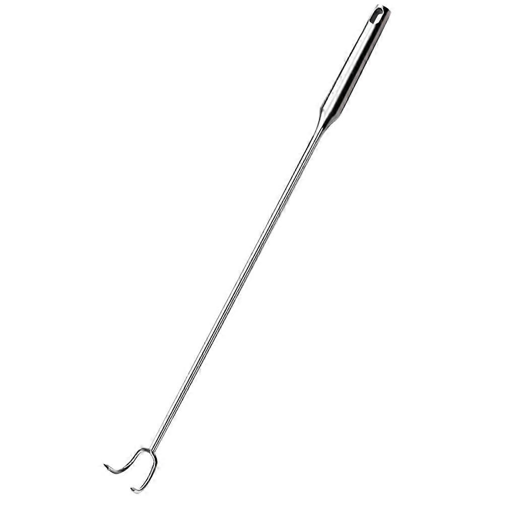 Portable Barbecue Multi-Function Barbecue Hook For Home Cooks Stainless Steel 50X0.8X0.8CM Roasting 1Set