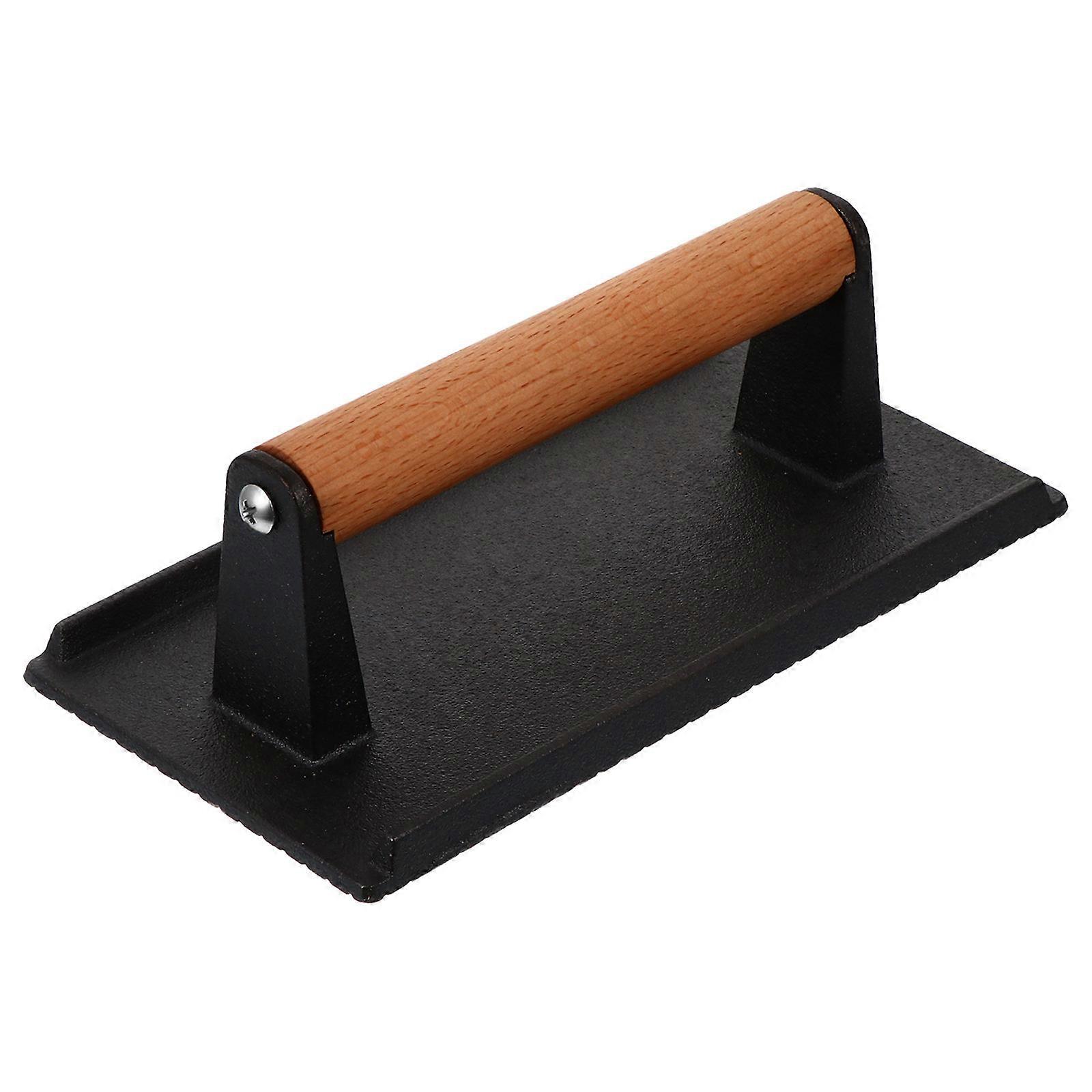 Kitchen Meat Press Board Black Color Griddle For Bbq 1Pack