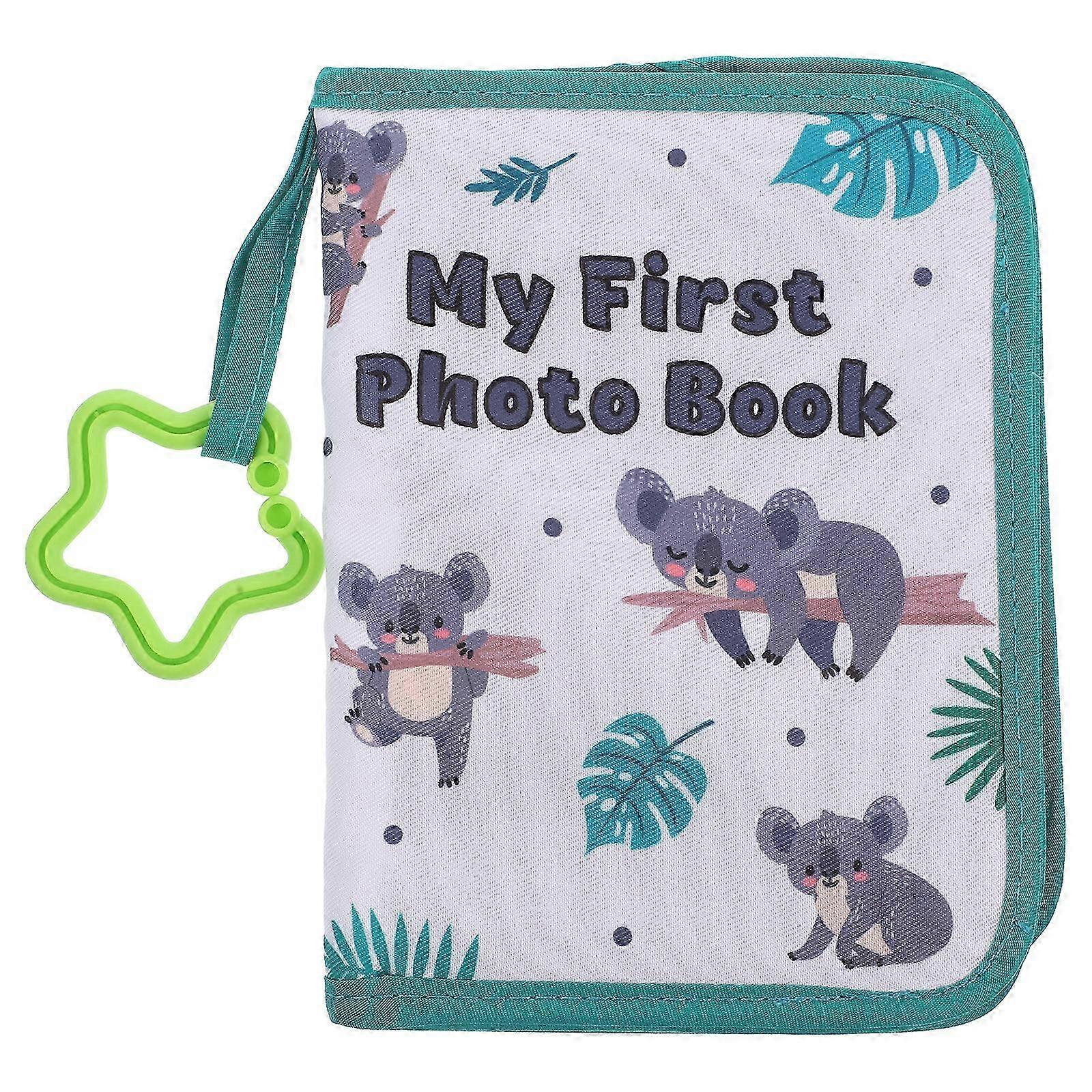 Fabric Photo Album for Babies, Infant Keepsake Album for Cherished Memories and Keepsake Storage