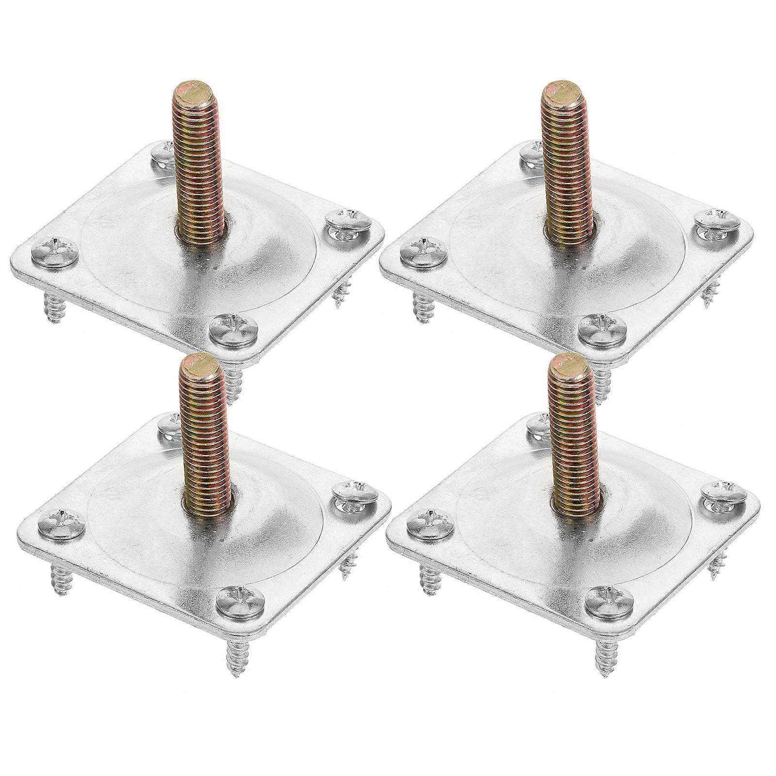 Table Leg Brackets Furniture Connector Stability Enhancement Iron 4 Sets