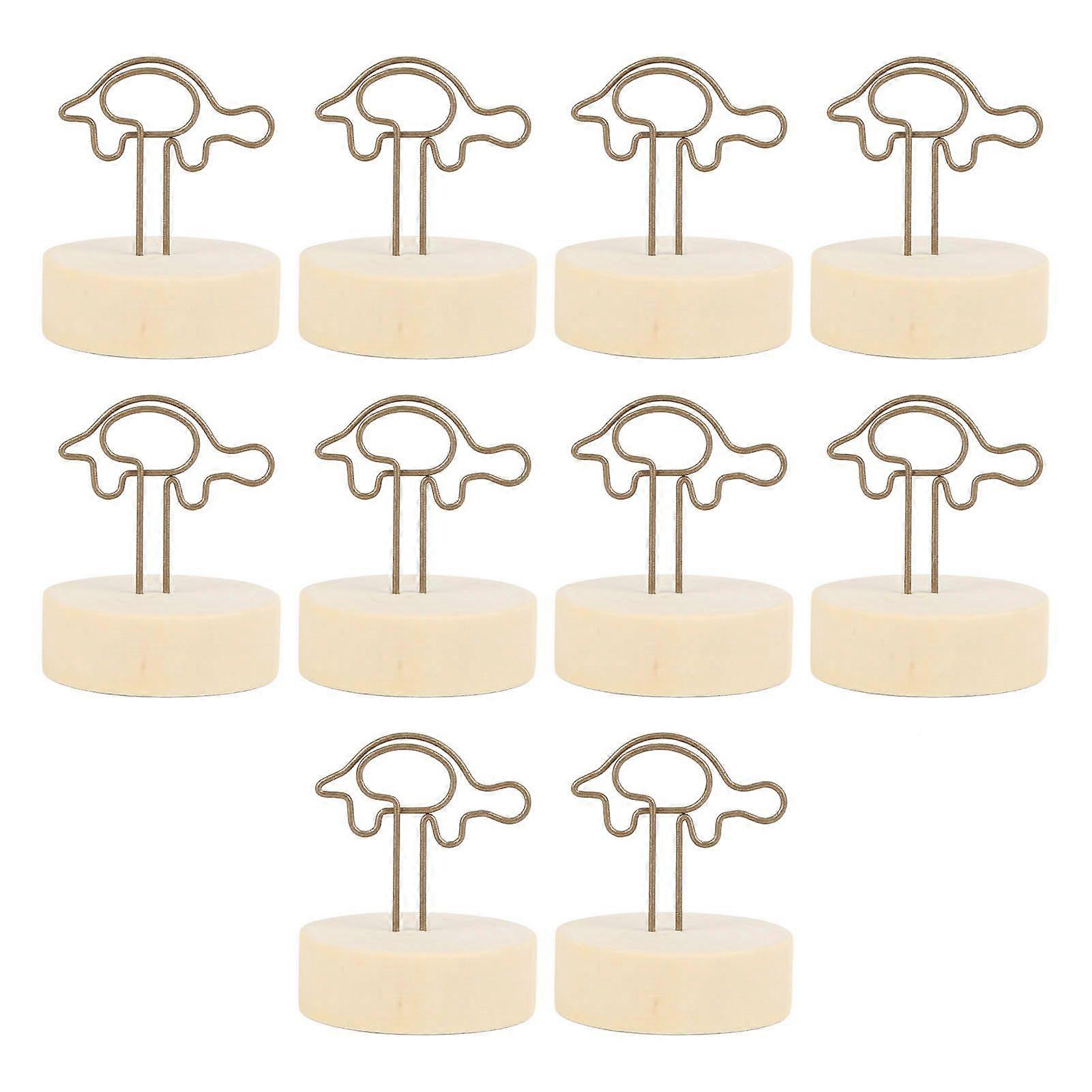 2025 Latest Model  10PCS Table Number Holder Turtle Shape Vertical Type Place