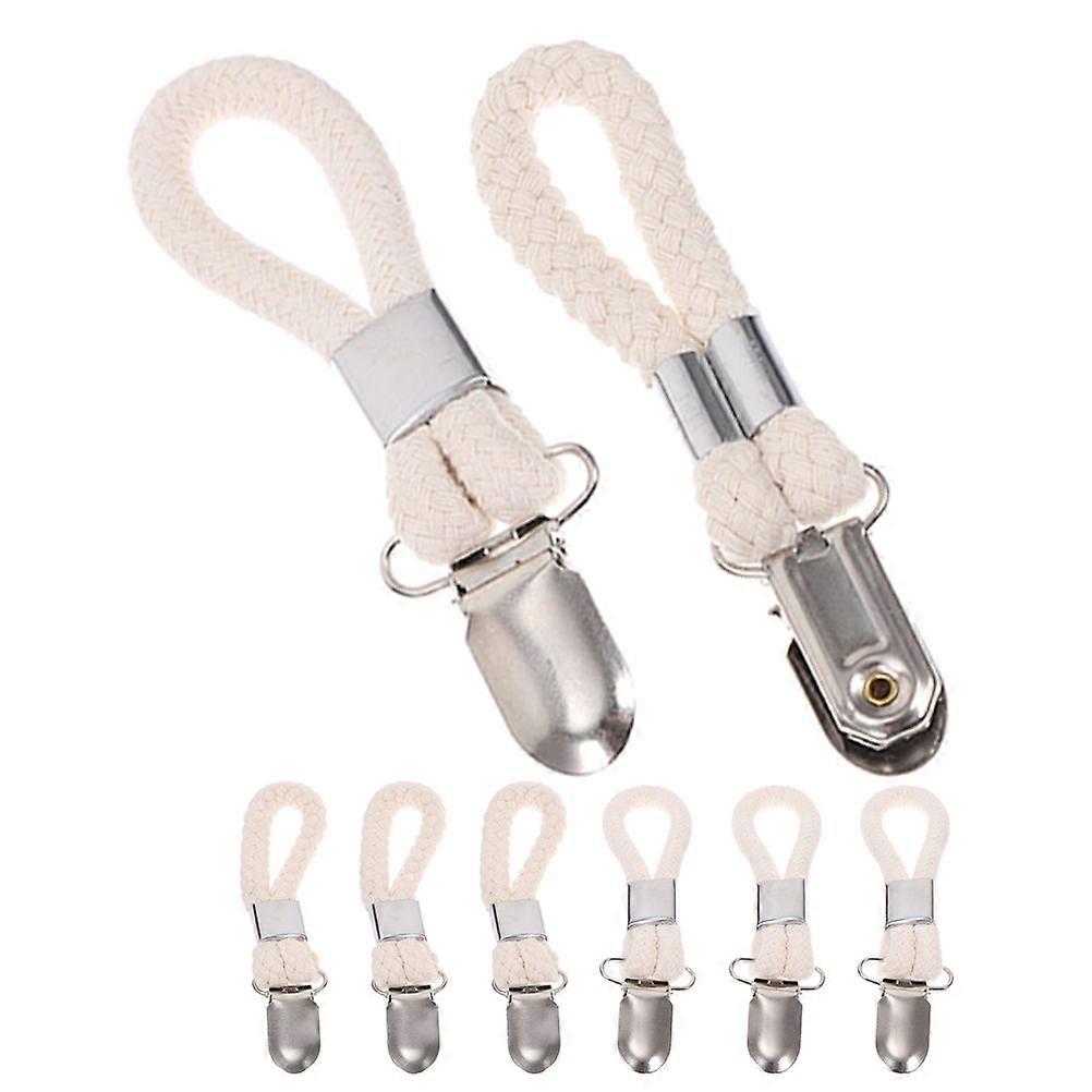 Multipurpose Towel Storage Clip With Thick Diagonal Stripe 8Pcs