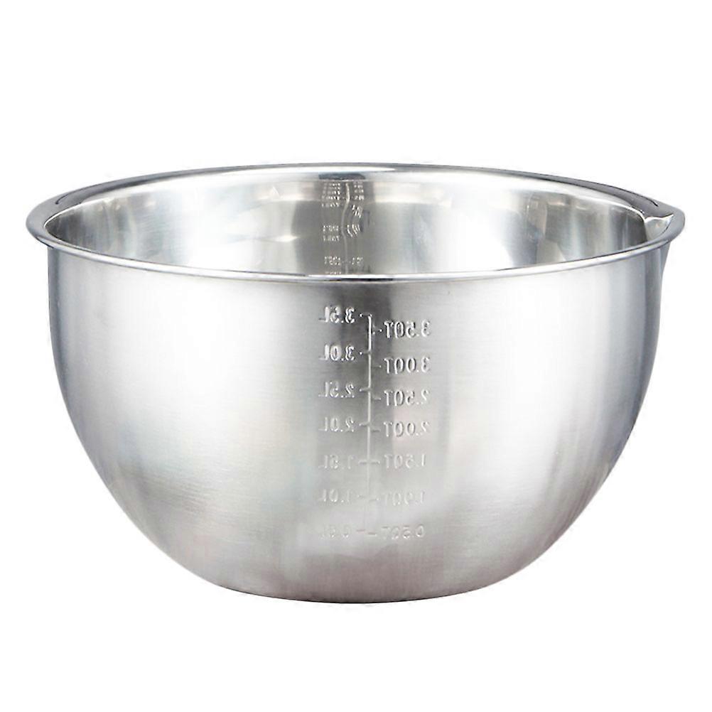 Large Egg Mixing Bowl With Scale For Housewarming present Inner Diameter 20cm Kitchenware 1Pcs