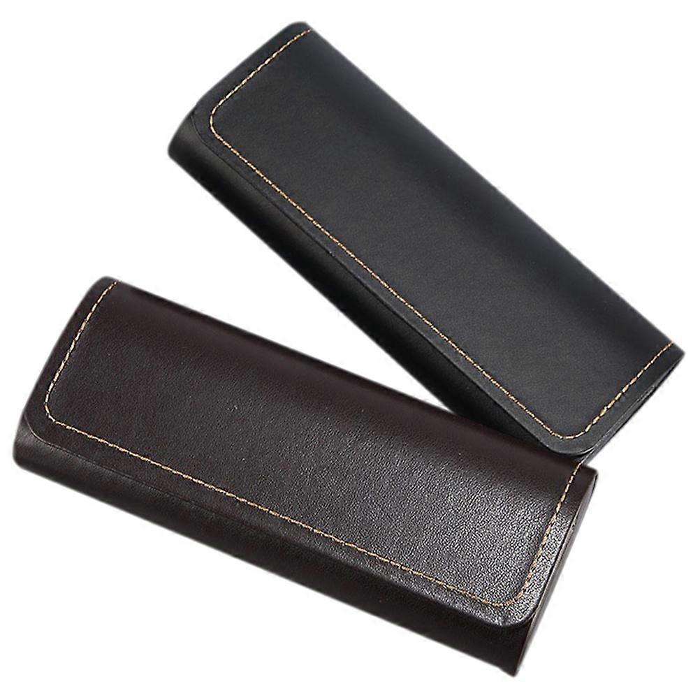 Cases For Storing Glasses Aluminum Alloy Material Shockproof Function Travel Accessory 6.3×2.4×1.4in 2Pcs