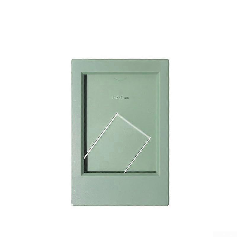 Photo Frame Stand 3 Inch Photo Paper Frame Ornaments Photo Frame for Fuji Camera Colorful 3 Inch Mini Film Frame for Instax Mini Vertical (Green)
