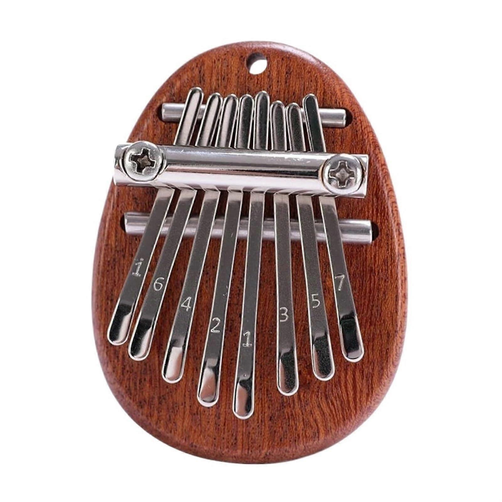 Kalimba 17-Key And 8-Key Wooden Thumb Piano Mini Kalimba With Strap Portable Finger Piano In A Tuning