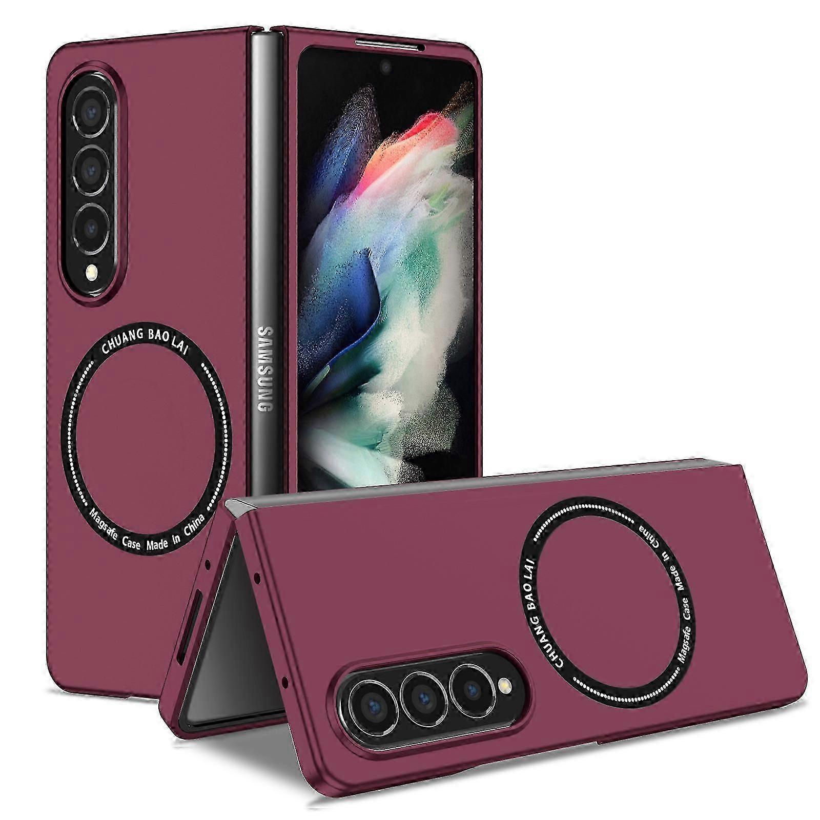 Magnetic Case for Samsung Galaxy Z Fold 5,Military-Grade Shockproof Protective Case with Built-in Magnet Circle for Samsung Galaxy Z Fold 5