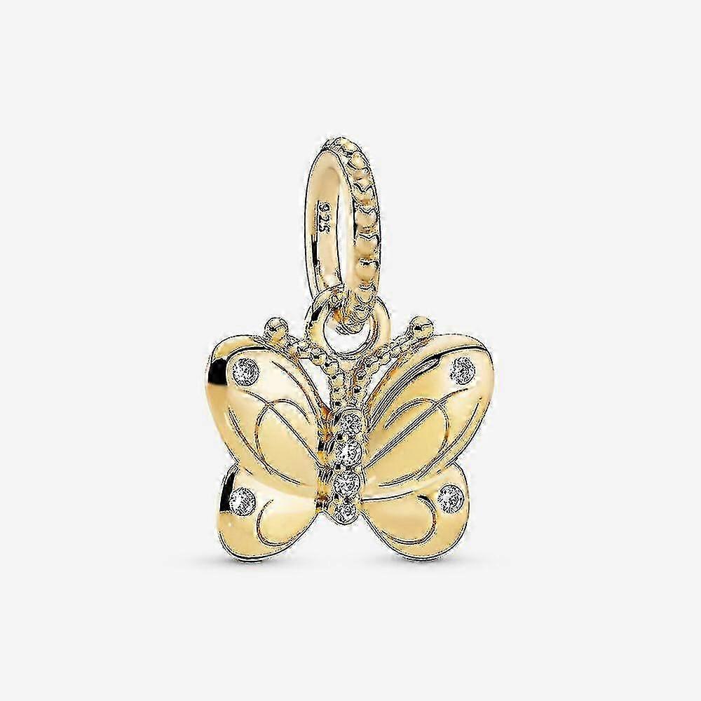 925 Ασημένια Charms Χάντρες Χρυσό Clip Ασφάλεια Αλυσίδα Charm Fit Pandora Βραχιόλια Κολιέ Diy κοσμήματα για τις γυναίκες