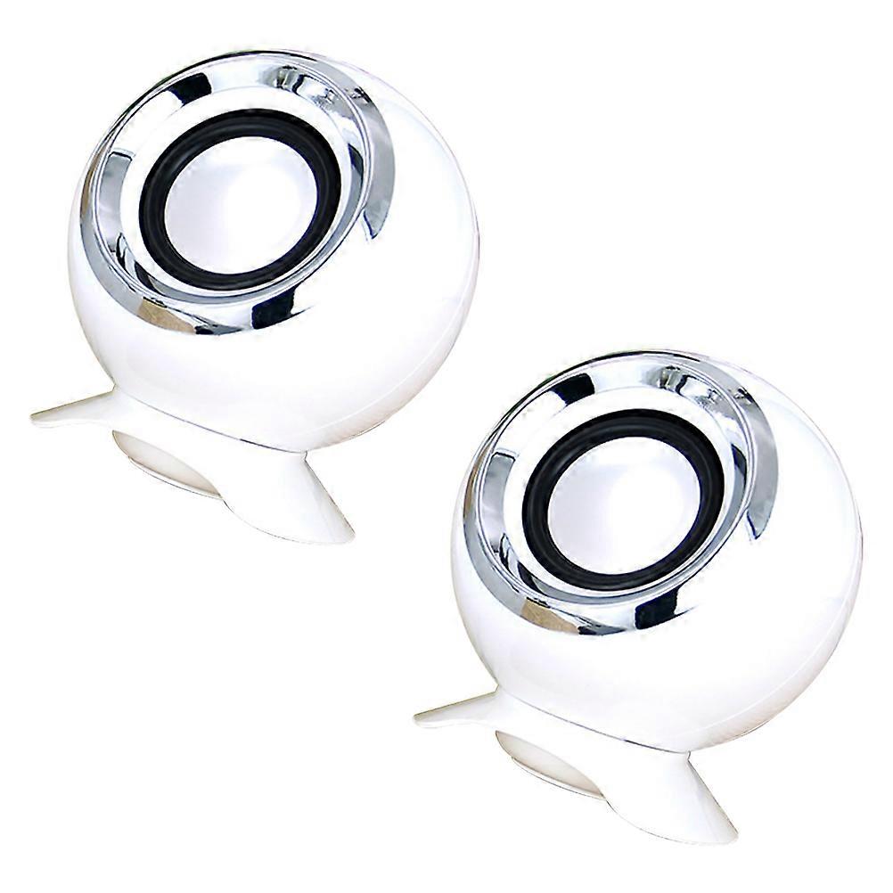 Computer Usb Speaker Professional Compact Use 2Pack