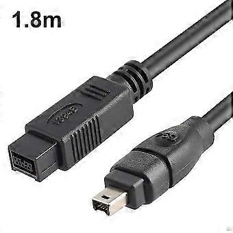 1394 Firewire 800 Till 400 Firewire Firewire 9 till 4 Datakabel 1394 Kabel 1,8 meter Svart SZRH A-D 3400
