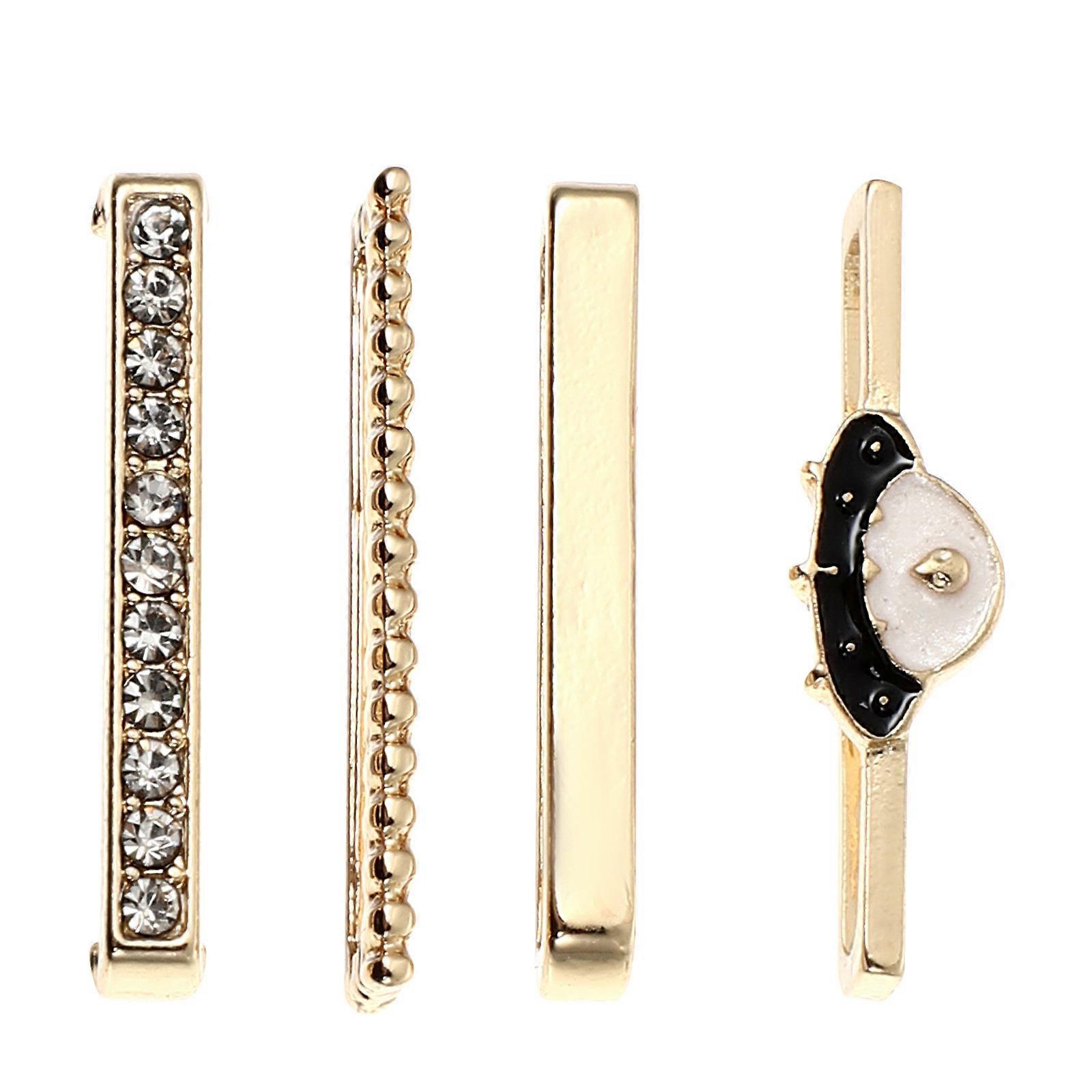 Watch Band Accessories Compatible for Watch Bands Bright Color 2.50X1.30X0.80cm 4Pcs