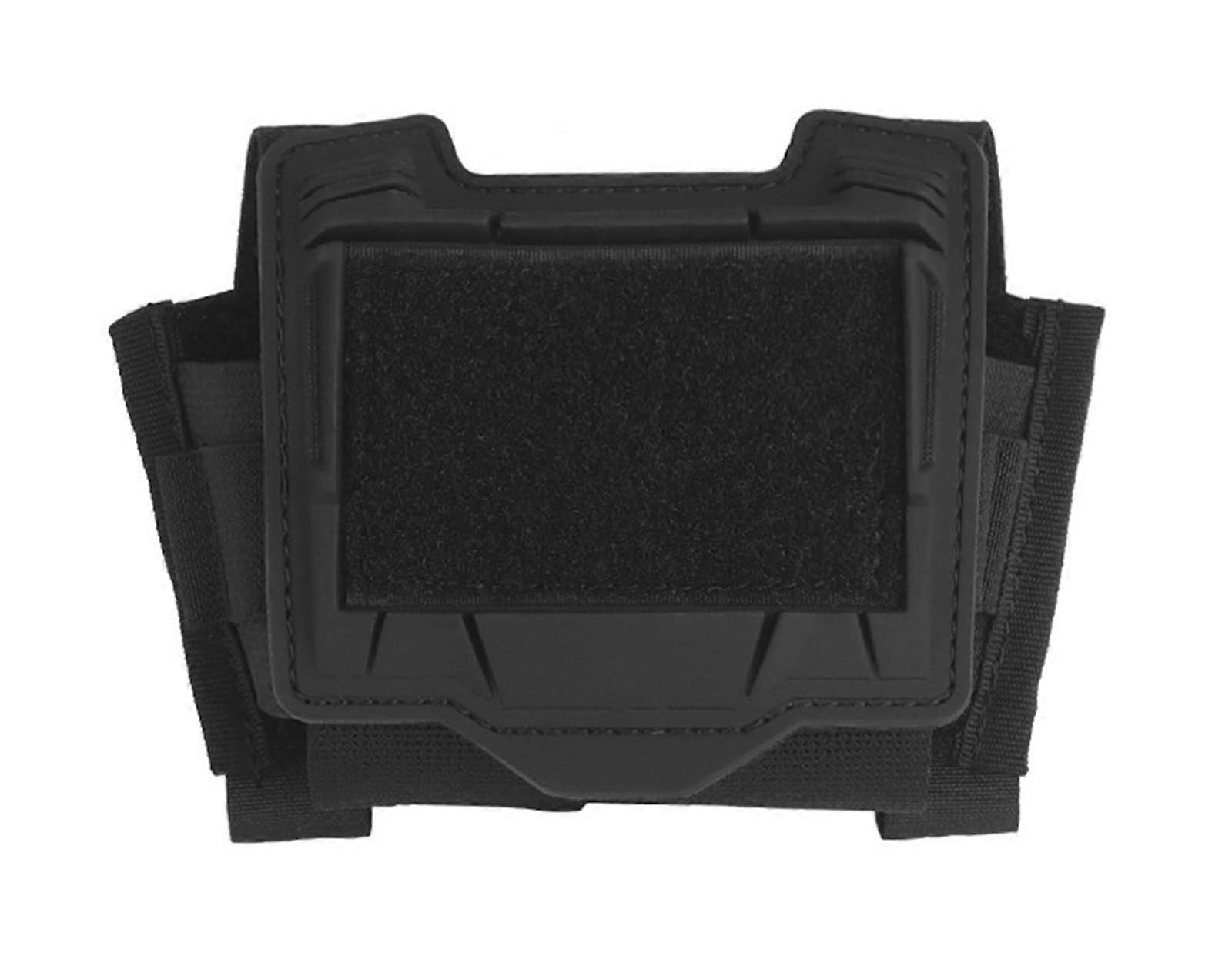 Helmet battery pockets, Tactical weight balancing pockets, Counterweight package, Helmet rear pockets Bk