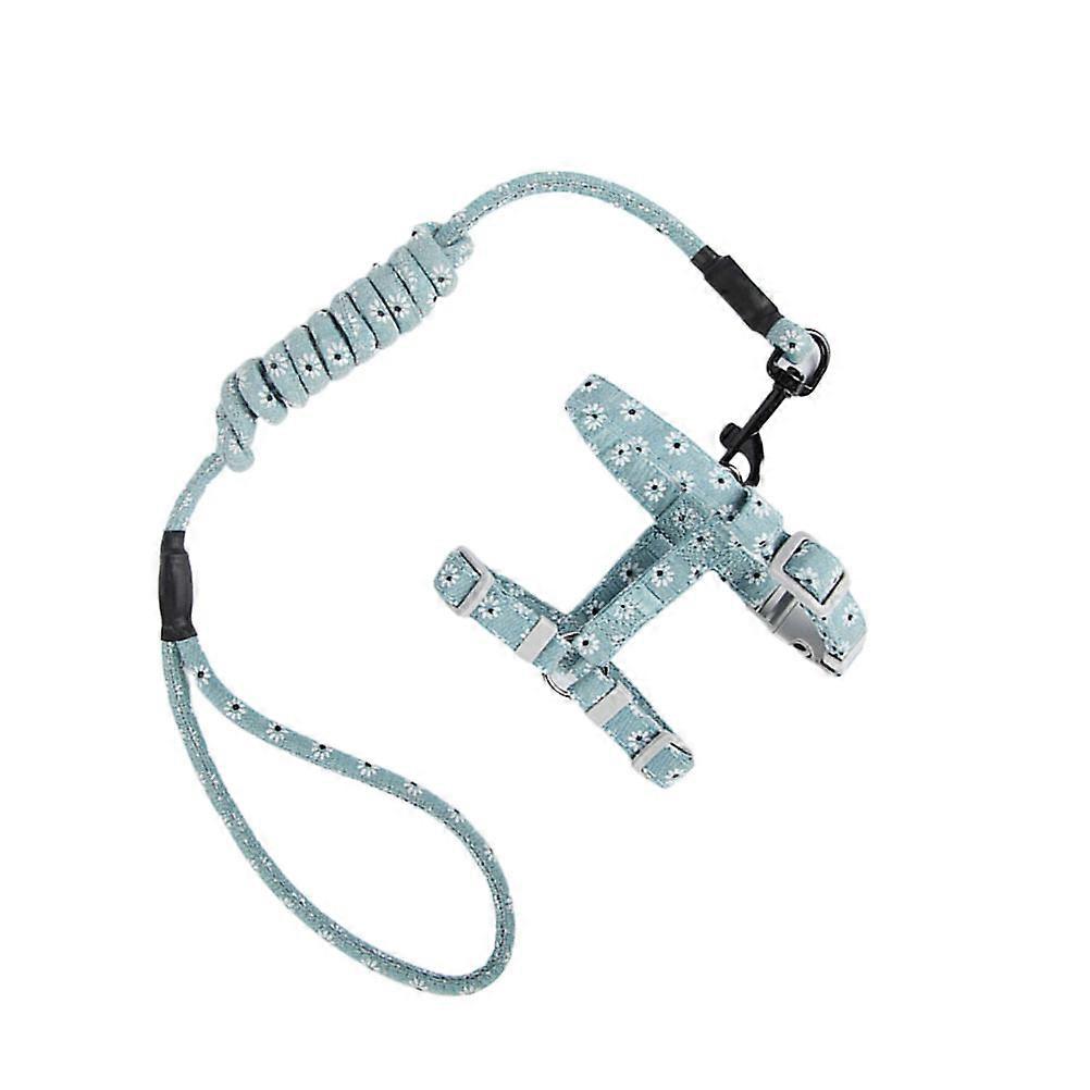 Kitten Leash Adjustable Cat Harness Comfortable Neck Strap Pet Supplies for Cloth 1Set
