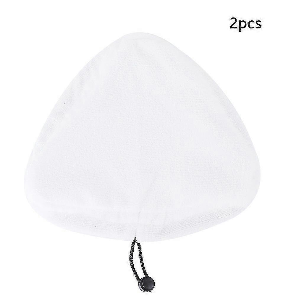 AURA 2PCS Replacement Washable Triangular Steam Mop Microfiber Cloth Pad