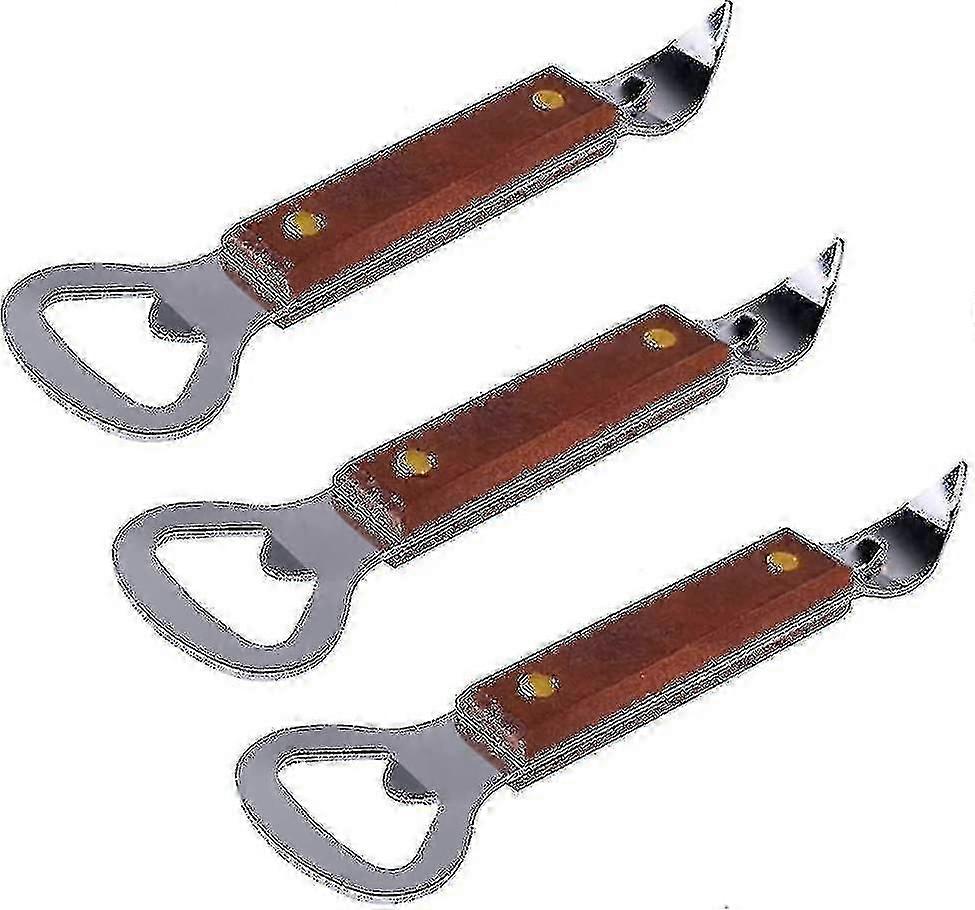 3 Pack Hole Punch Can åbner rustfrit stål