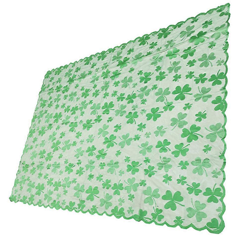 Holiday Table Decor Ireland Tablecloth Comfortable To Touch For Side Table 1Set