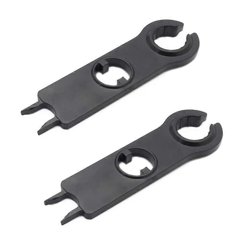 1 pair of solar connection wrenches, solar tool wrench for solar panel cables, PV system wire and connector installation, Type E