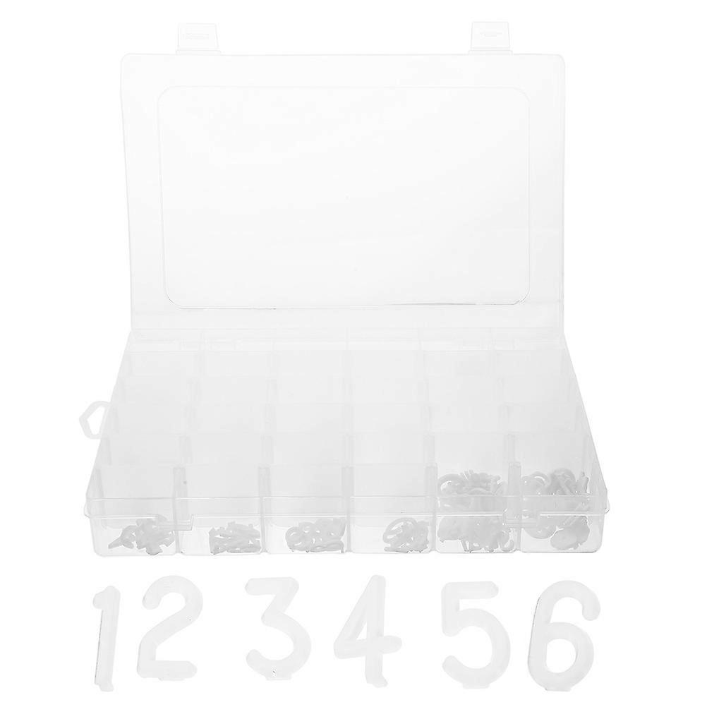 Plastic Letter Accessories for Office Communication Messaging Secure Attachment to Felt Surfaces 2 Sets