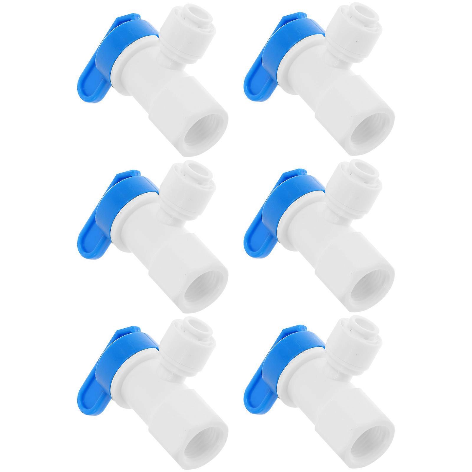 6pcs Water Valve Irrigation Fitting System Valve 3 way Water Purifier Valve