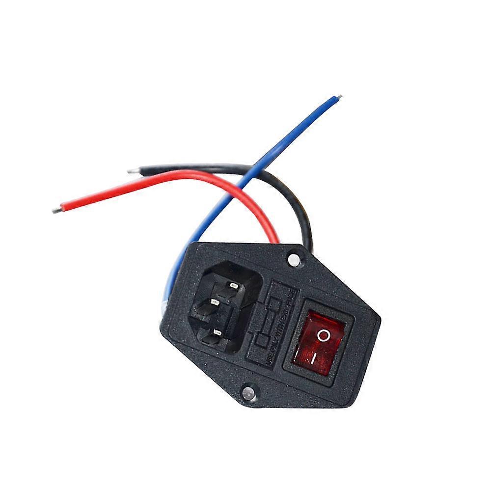 Switched Power Inlet Power Outlet with Fused Module U-Type Plug Tech Enthusiasts Makers Rust Prevention 1Set