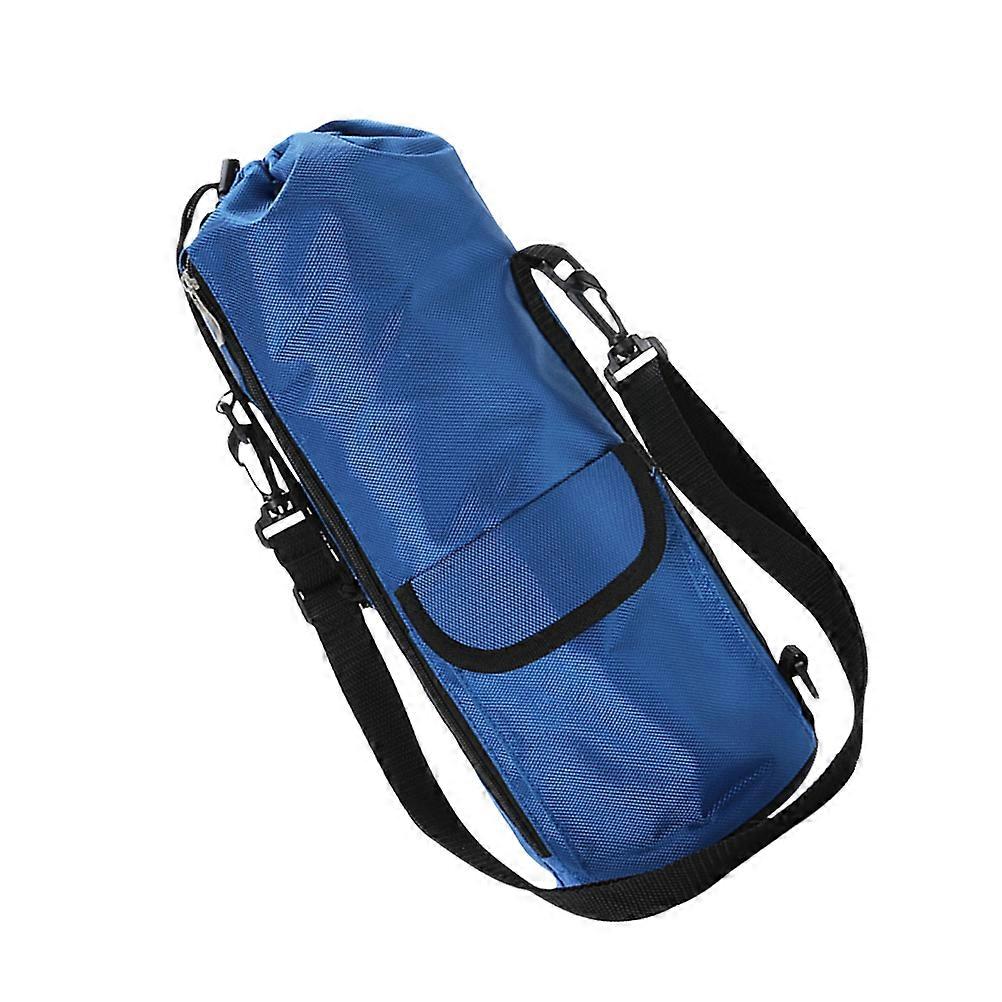 Anti-Scald Cup Holder Insulation Water Proof Travel Picnics 34*12.5Cm Blue Cloth 1Pack