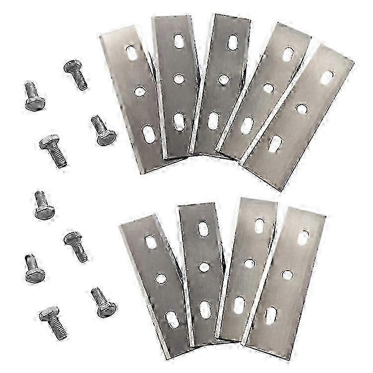 9-Piece AL-KO Robolinho 500/700/1150/1200/2000 Κιτ λεπίδας χλοοκοπτικής μηχανής από ανοξείδωτο ατσάλι