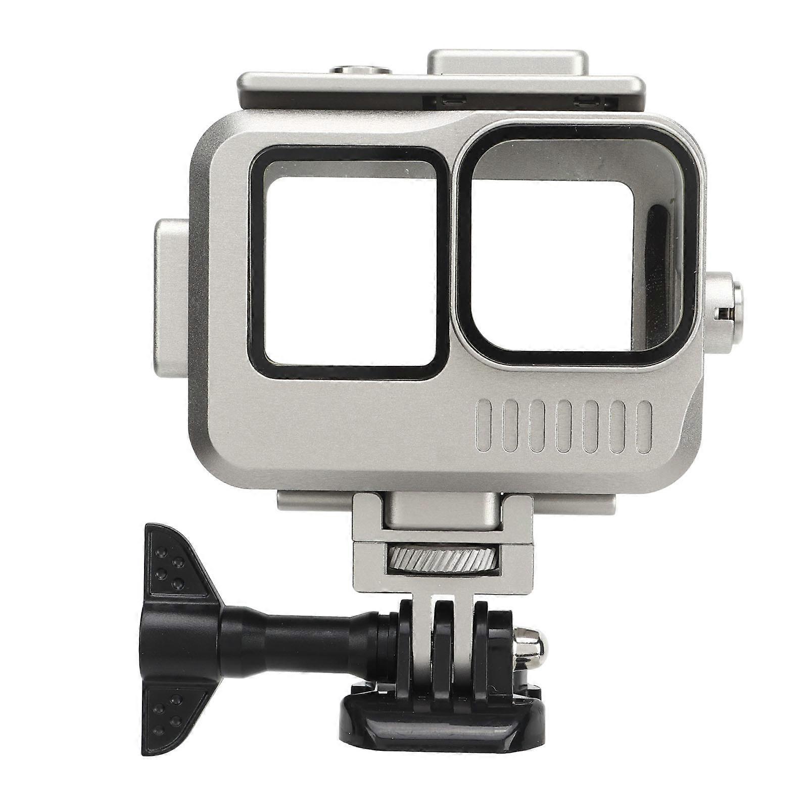 Protective Housing 40M Deep Waterproof Shell 9H Tempered Glass Double Cold Shoe Drop Resistance Shell Cover for Hero 11 10 9 