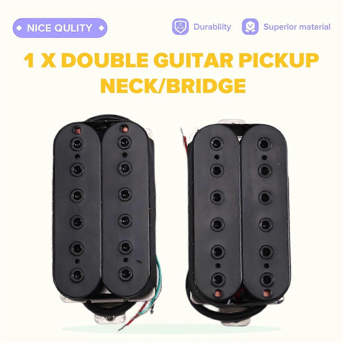 Electric Guitar Humbucker Pickups Kit Double Coil Guitar 52MM Bridge Pickup & 50MM Neck Pickups Set