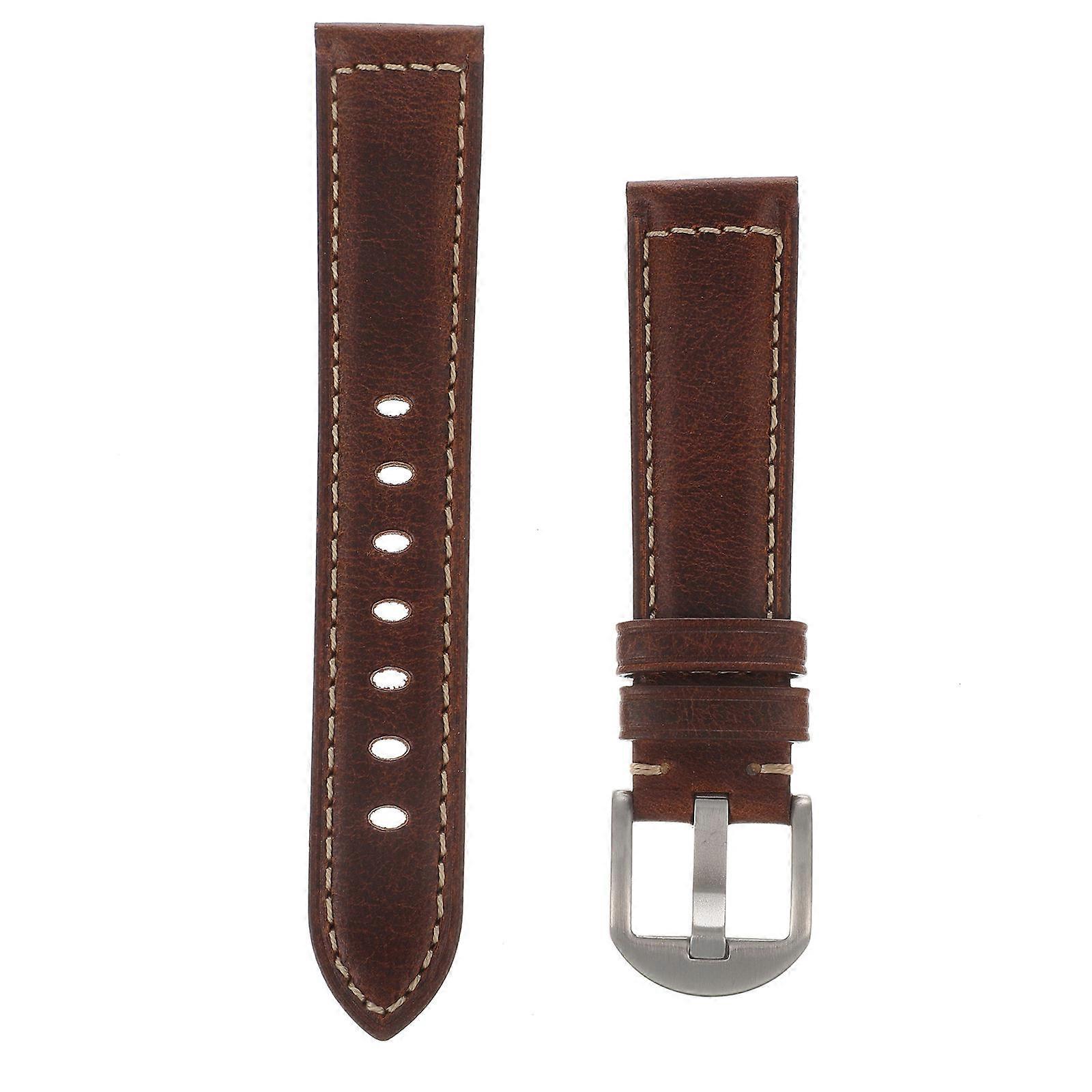 Cowhide Smooth Watch Band Suitable For All Occasions Christmas Birthday 1Set