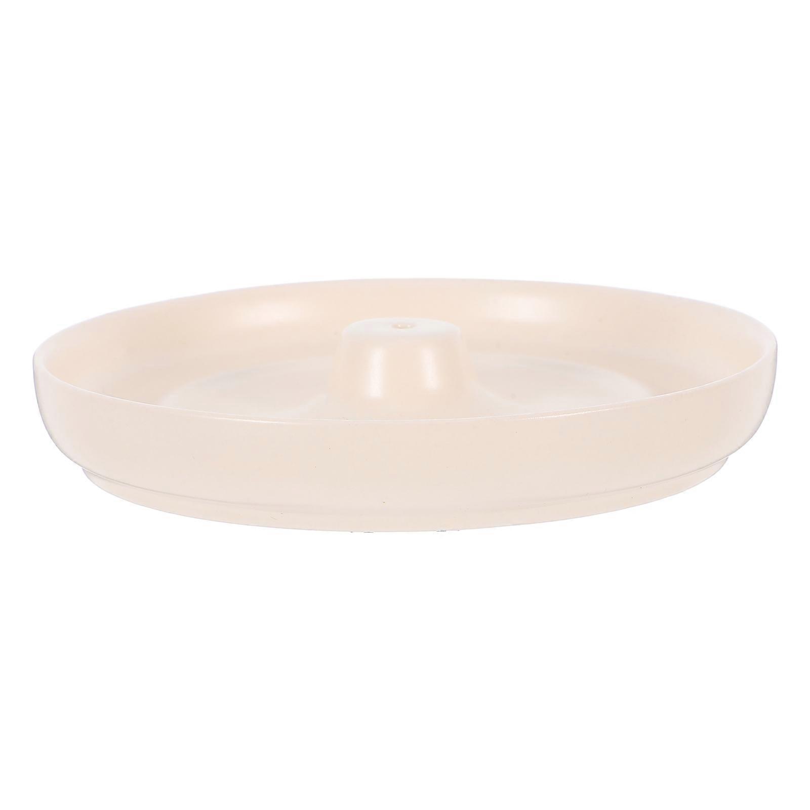 Incense Burner Round Minimalist Aesthetic Hardwearing Ceramic Material Office Decor 1Set