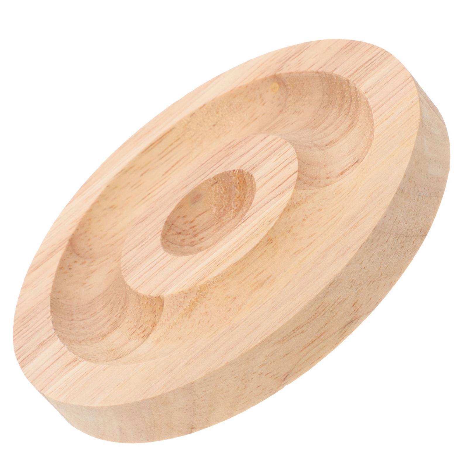 MLINS Beaded Bracelet Display Tray Wooden Dish for Bracelet and Bangle Storage