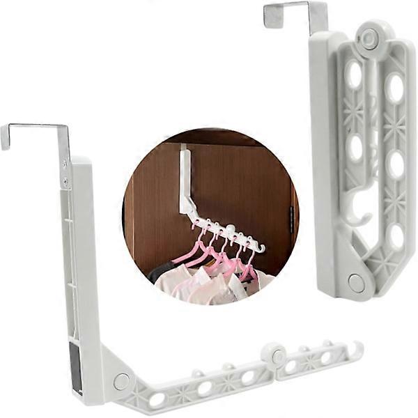 Door Hanger Folding Clothes Rack - Clothes Rail for Door, Modern and Space-Saving Folding Function, 5 kg Load