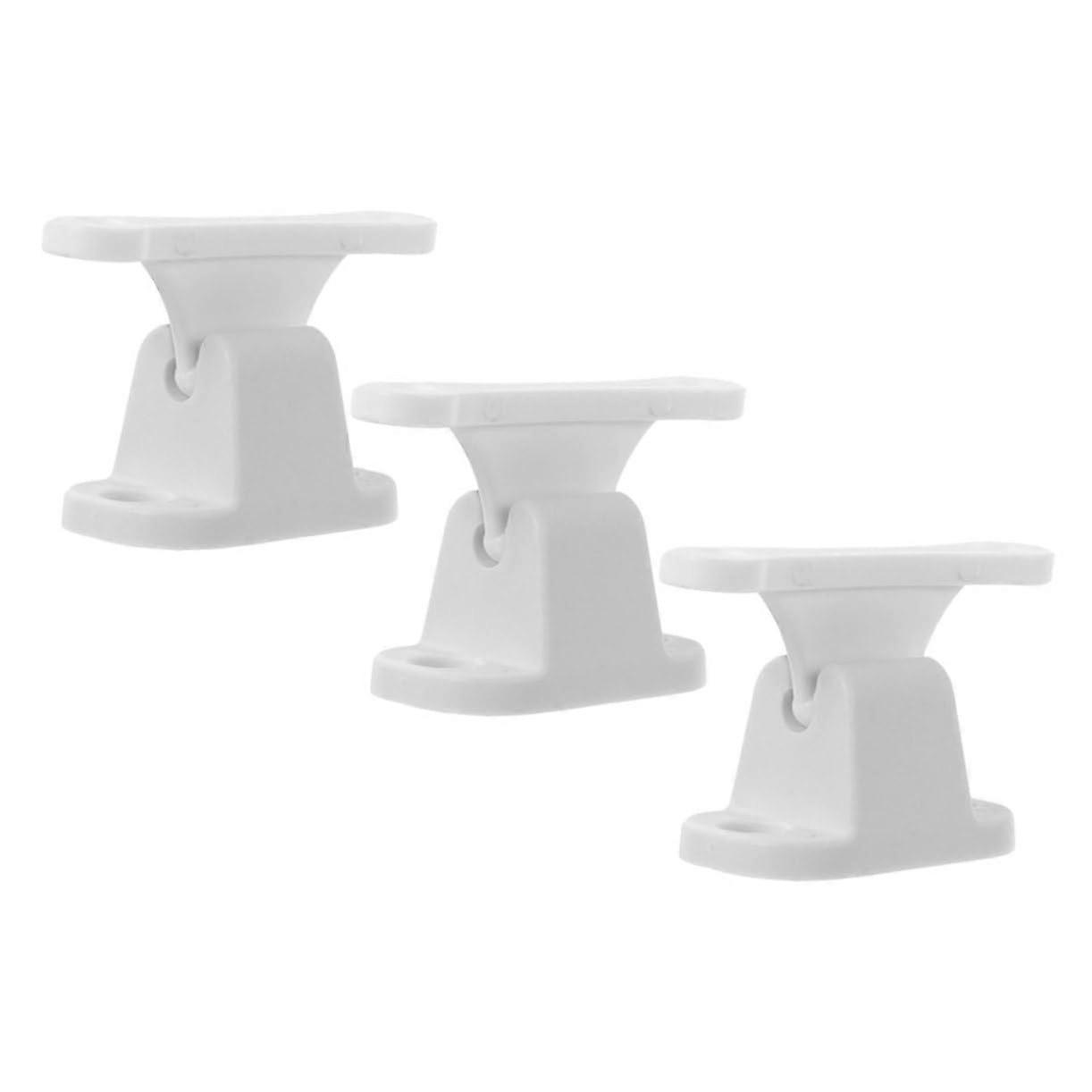 3-Piece T-Shaped Door Stop for Caravans and RVs, Robust Mounting, Easy Install, Sealing for Various RV Models