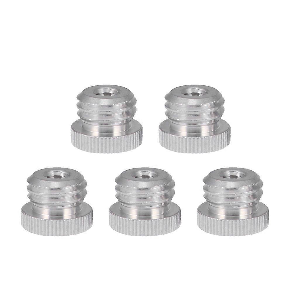 5pcs Mic Stand Adapter with Threaded Female to Male Screw for Camera Monitors, Digital Recorders, and Tripods – Durable & Practical Design