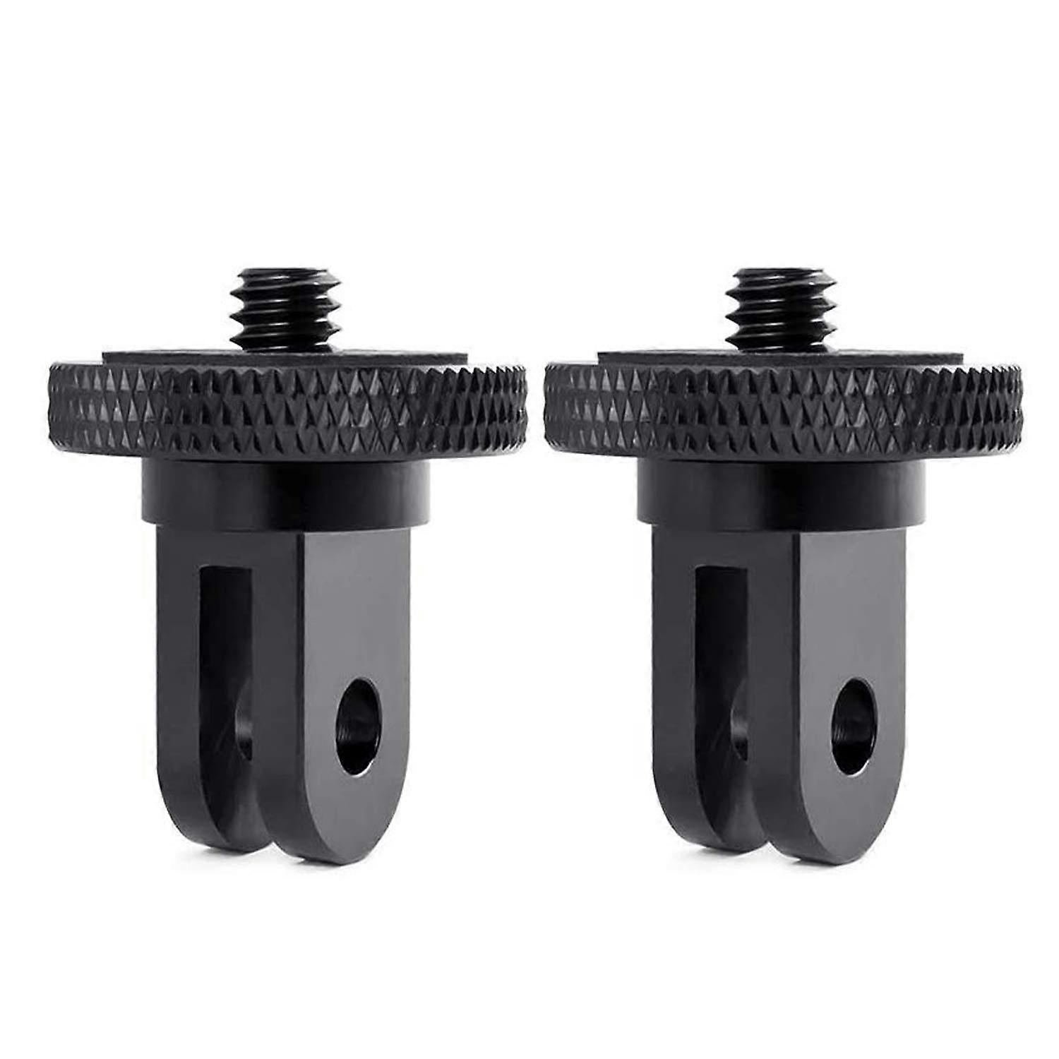 Camera Tripod Mount for GoPro Adapter, 1/4-20 Screw Conversion for GoPro Hero10, Insta360, DJI OSMO Action, 2 Pack