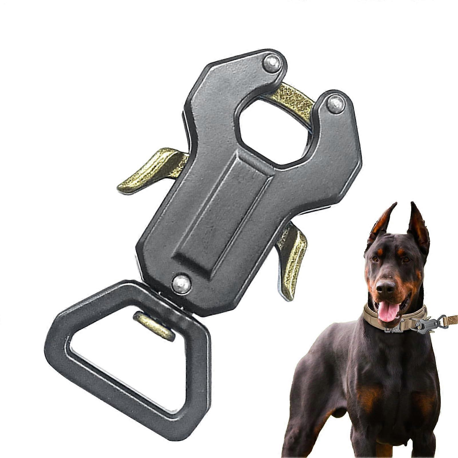 Dog Leash Attachment | Zinc Alloy Clip for Dog Collar | Heavy-Duty Snap Fastener for Outdoor Activities and Training