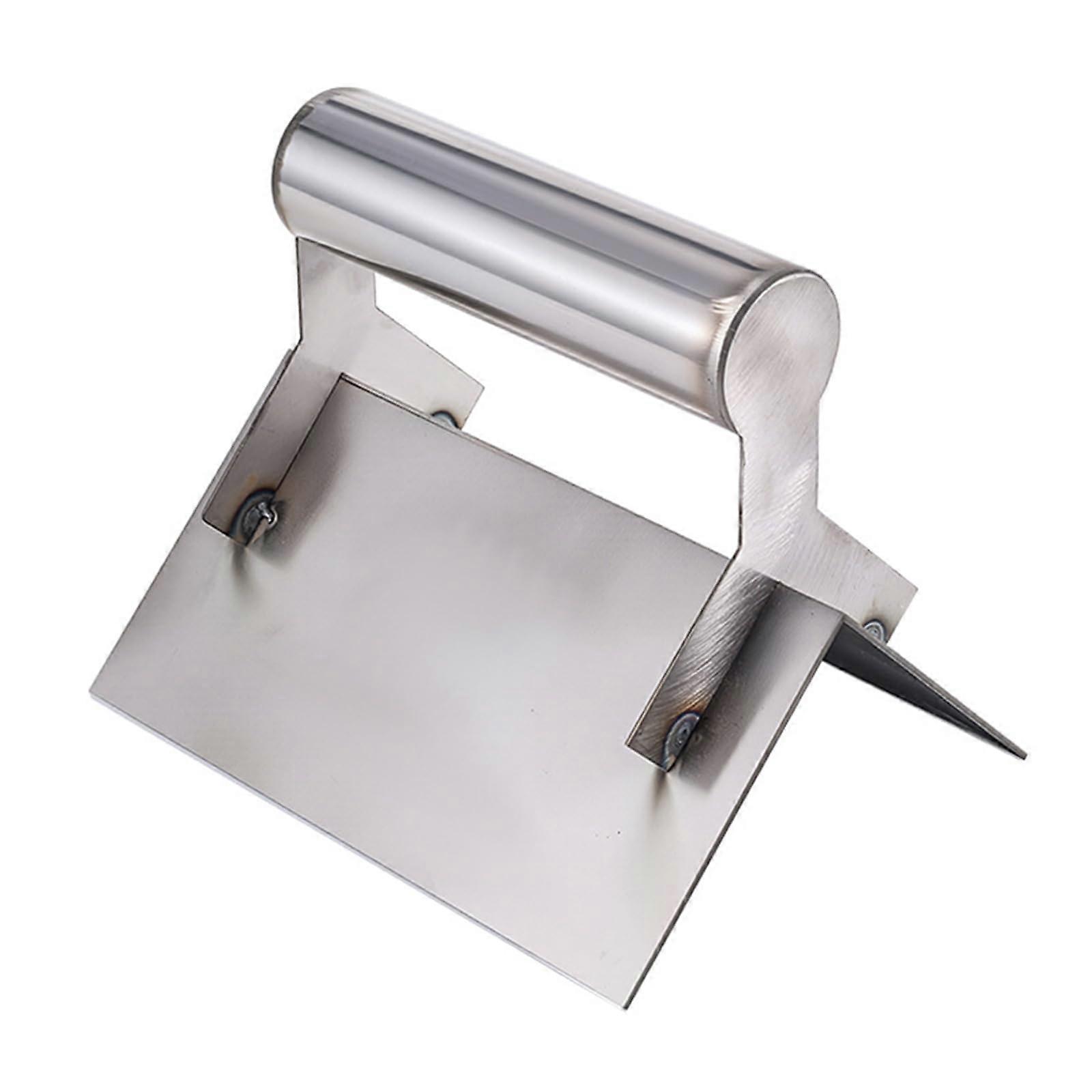 Precision Corner Trowel for Seamless Wall Connections Stainless Steel with AntiFatigue Grip
