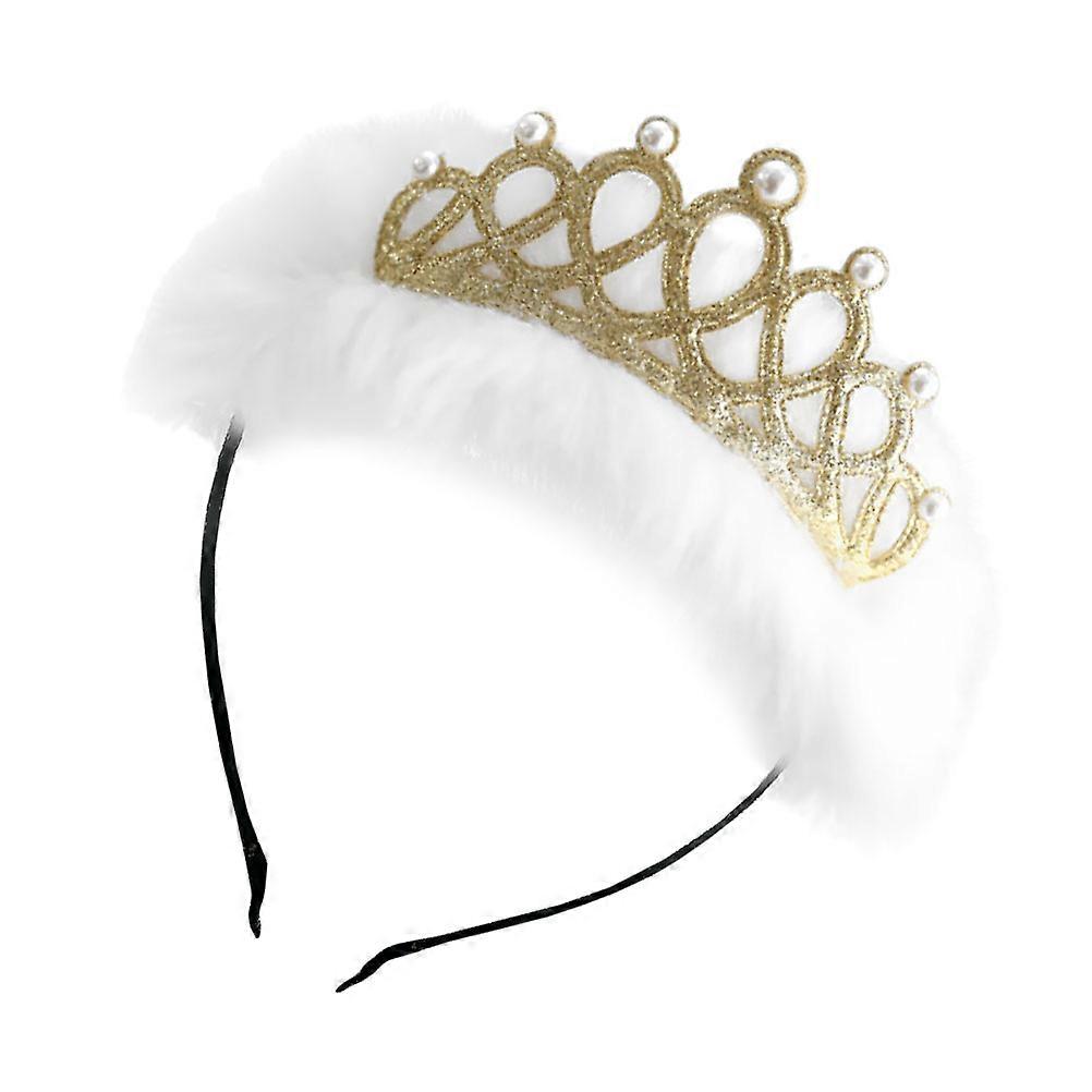 Świąteczna korona dla dziewczynek, piękny design na imprezy, modna opaska dla dzieci