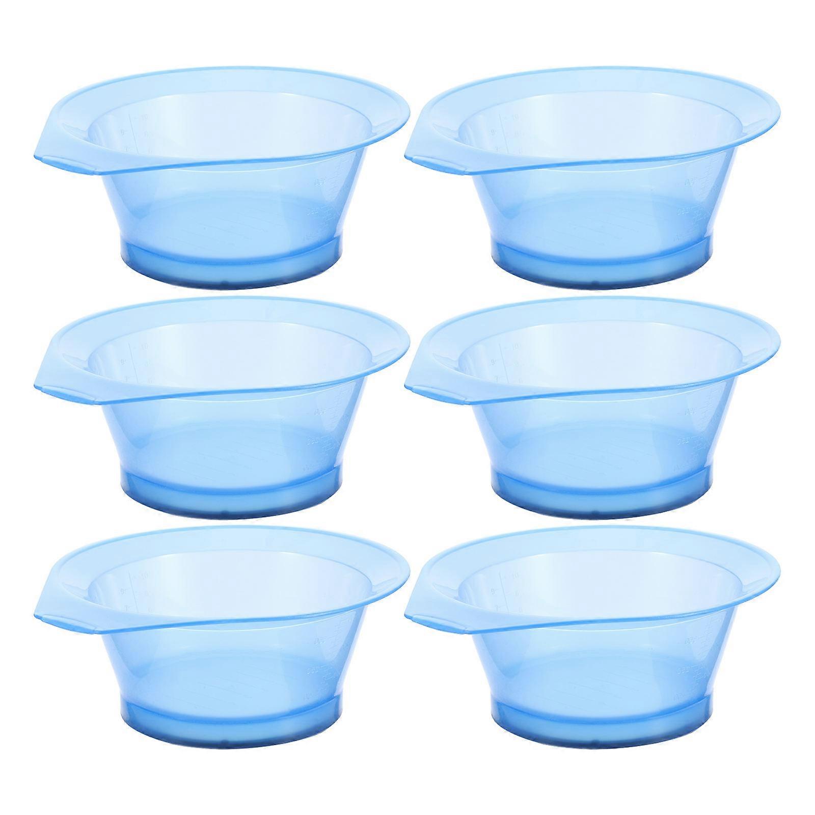 Color bowls for hair dye mixing, reusable plastic design, perfect for DIY styling