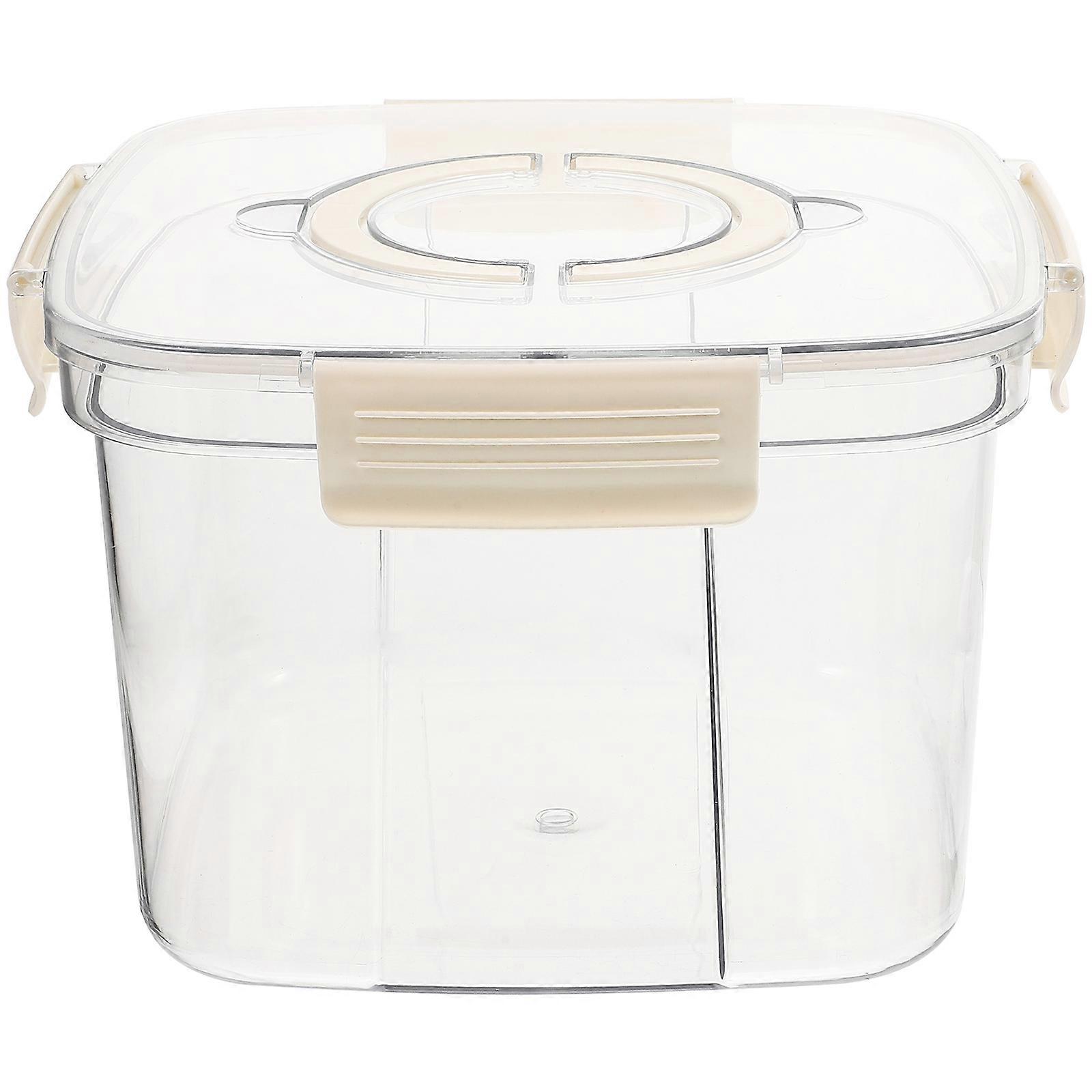 Functional Rice Bucket Airtight Design For Kitchen Use With Quantitative Measurement 29.00X29.00X19.00cm 1Set