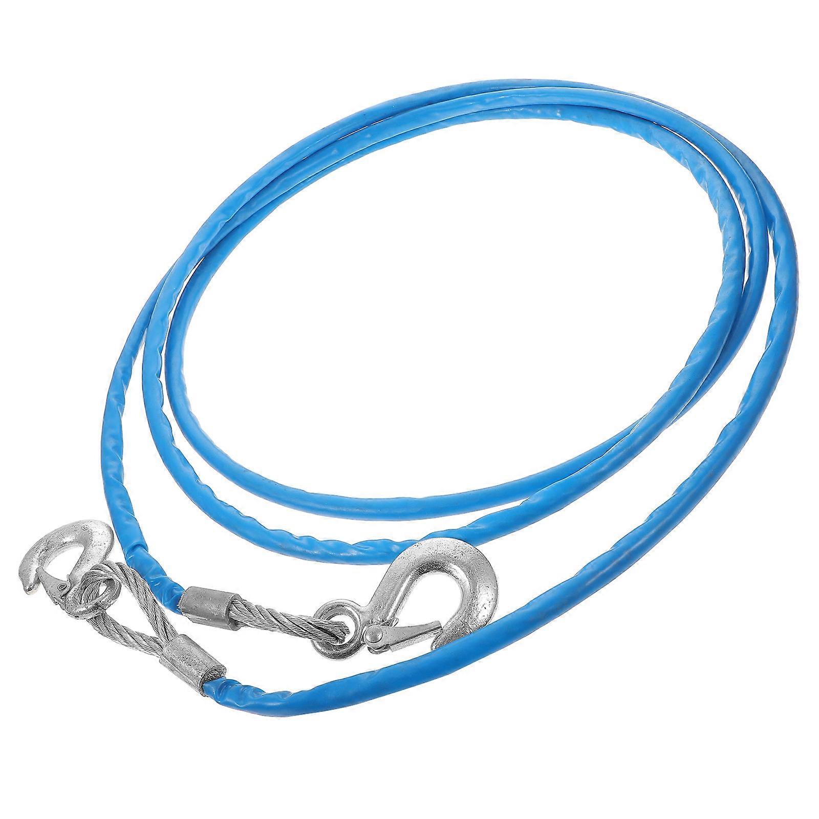 It sounds like you're looking for information or a product description for a **1pc Car Hauling Cable** — a sturdy winch rope with hooks, possibly