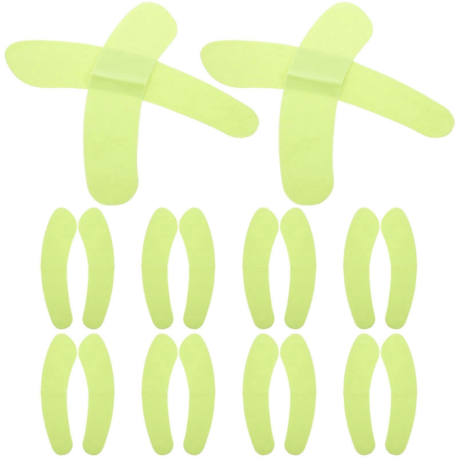 Toilet Seat Cover with Soft Fiber Fabric Reusable and Comfortable Light Green 10 Pairs