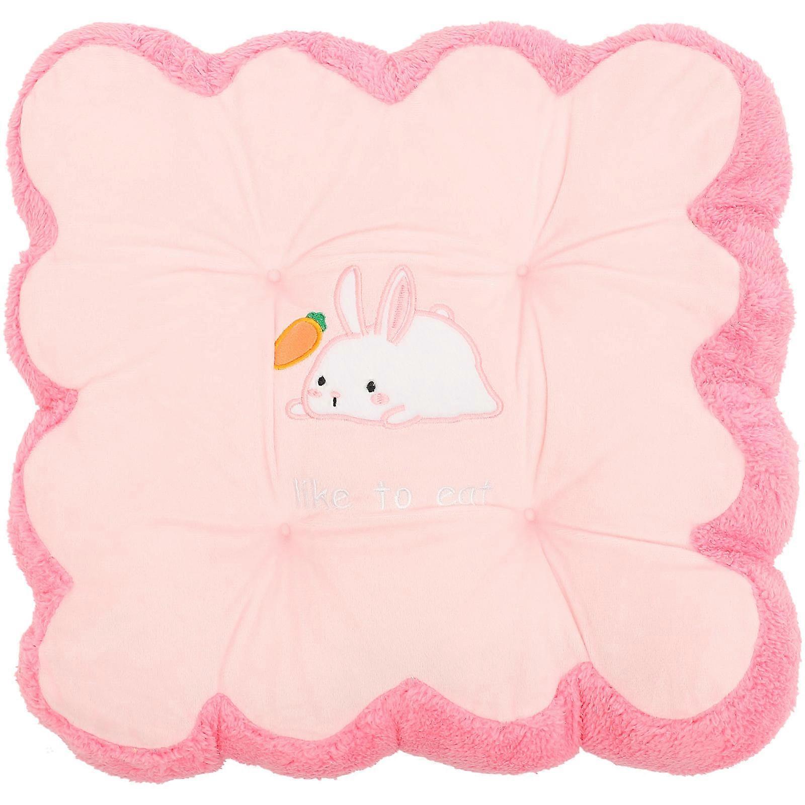 Versatile Seats Pad For Chairs And Car Seats Offering Comfort And Pelvic Support In Pink With Wave Edge Design Ideal For Long Trips 1Pack