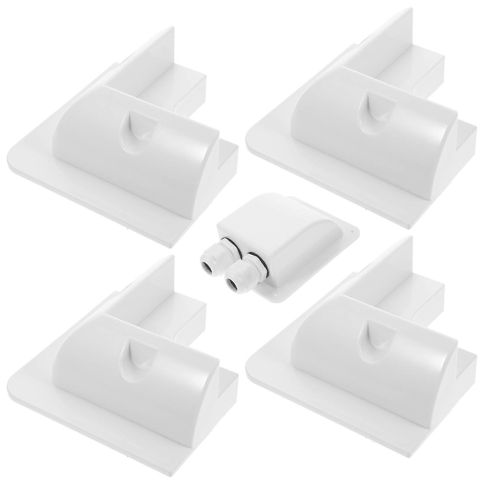 Solar Panel Mounting Bracket Set   Easy No Drill Installation for RVs, Caravans, and Campers   Durable Design with Efficient Cooling