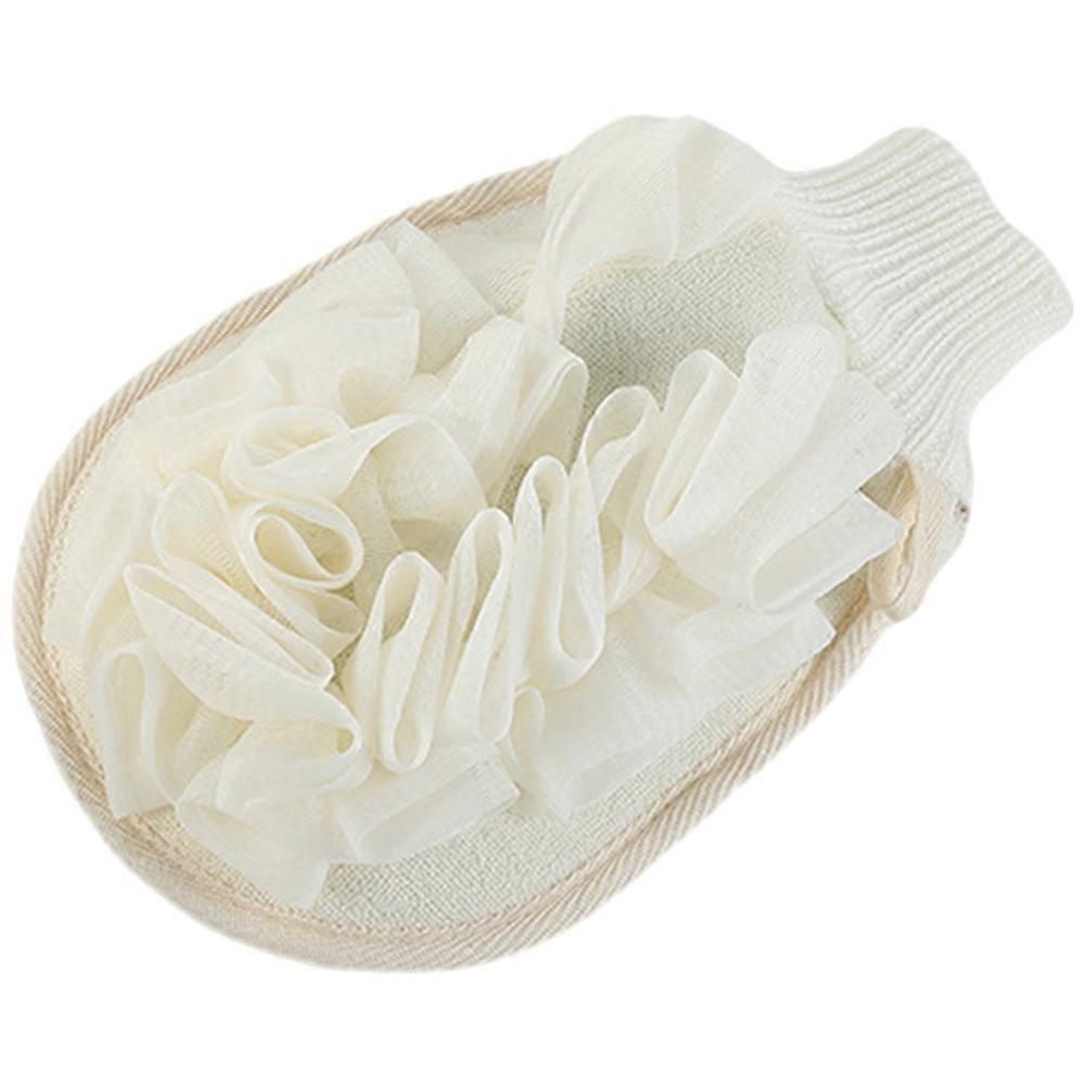 Hemoton Skin Scrubbing Glove Double Sides Shower Mitt Exfoliating Mitten For Bathing