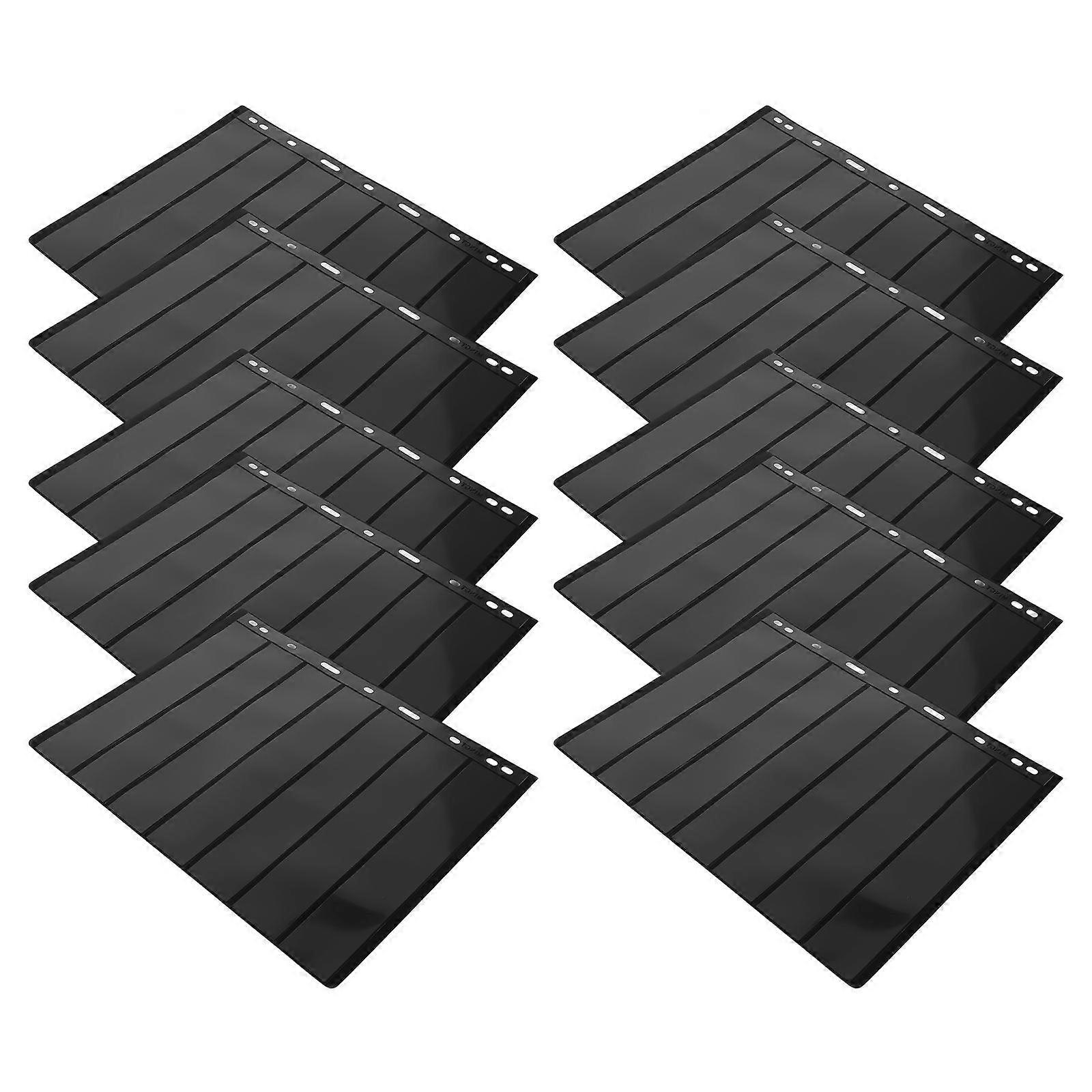 10 Sheets of Loose Leaf Classification Stamp Storage Pouches Storage Holders for Album Stamp